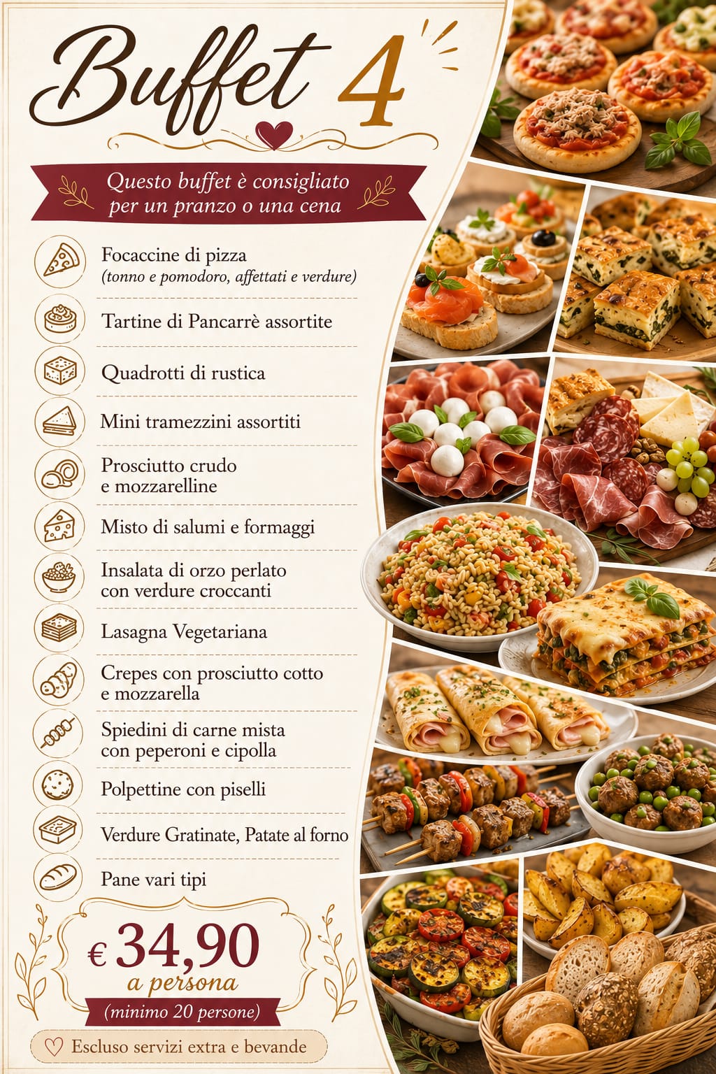 Menu Buffet 4