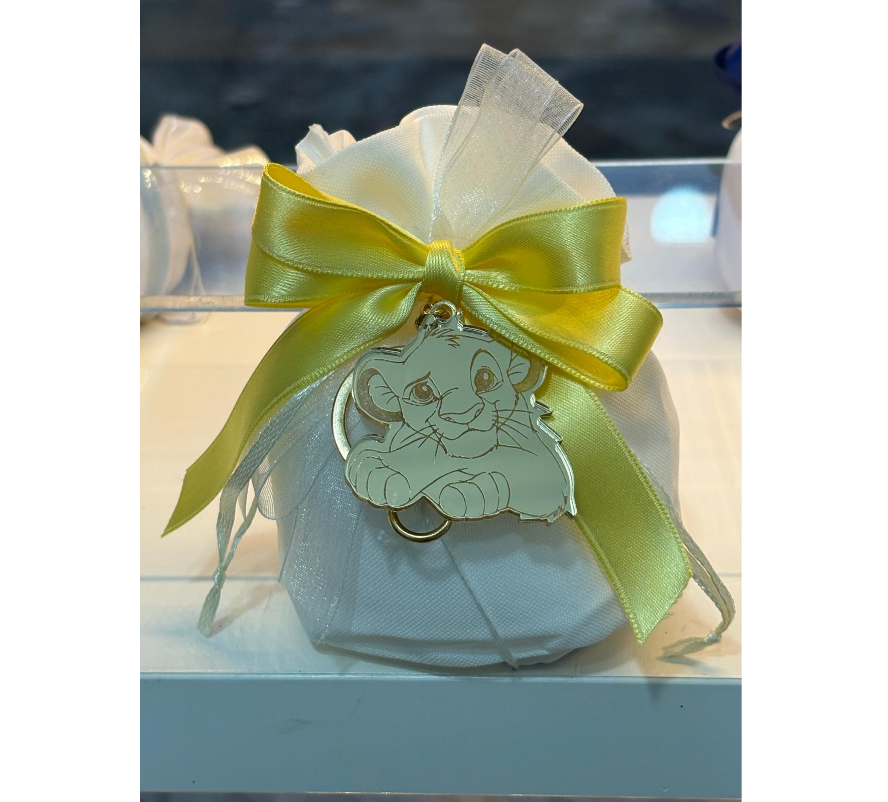 Sacchetto Portachiavi Simba Plexiglass